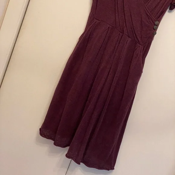 Moth I Anthro I Y2K I Sideswept Sweater Dress I Purple Motif - Picture 14 of 16